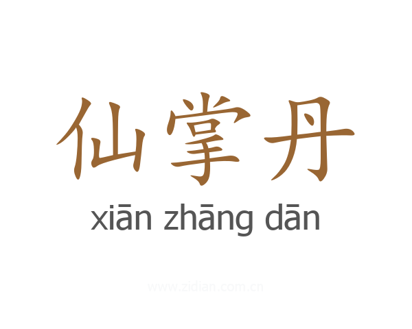 仙掌丹