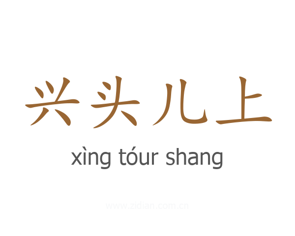 兴头儿上