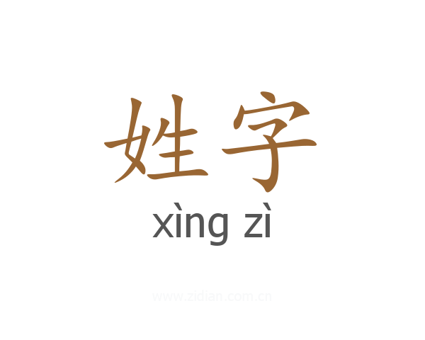 姓字