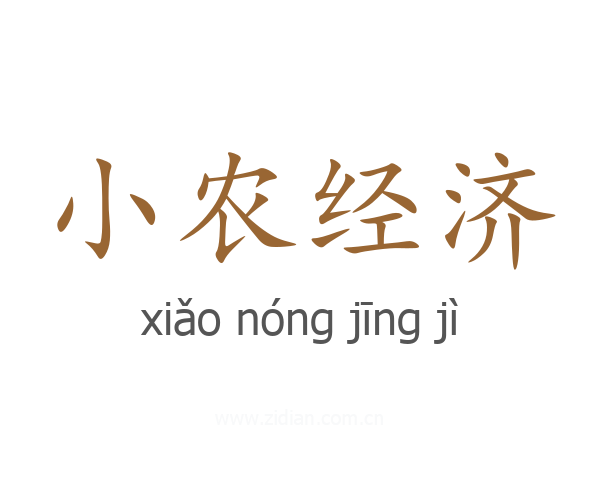 小农经济