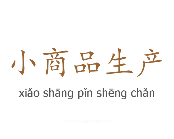 小商品生产