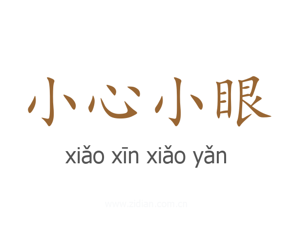 小心小眼