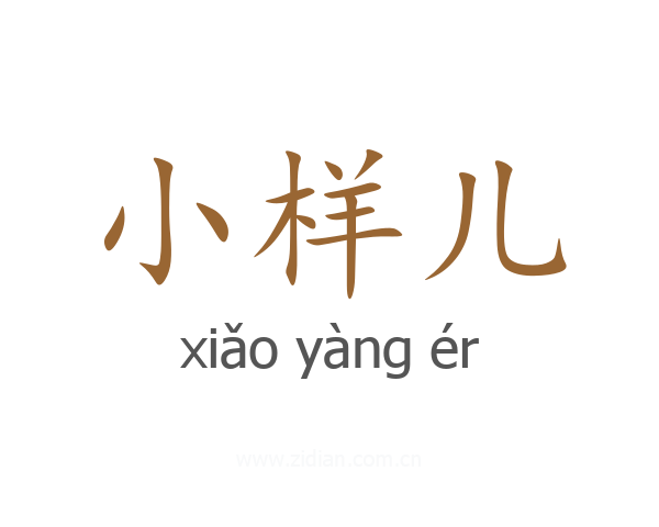 小样儿