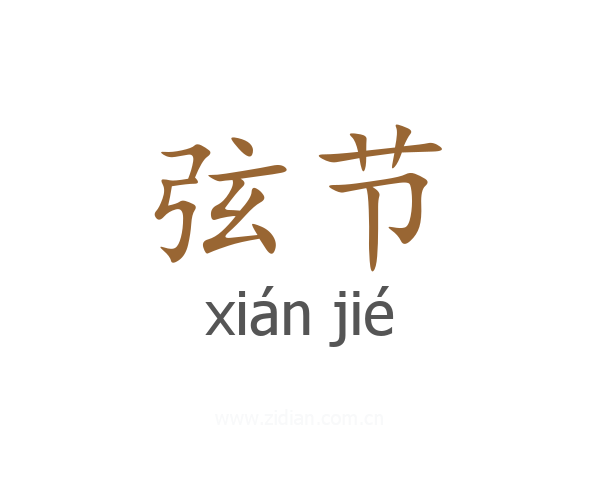 弦节