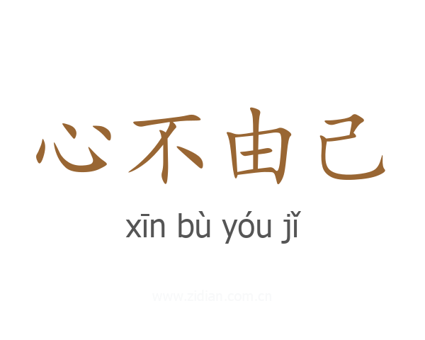 心不由己