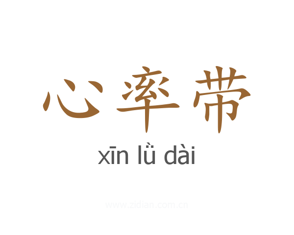 心率带