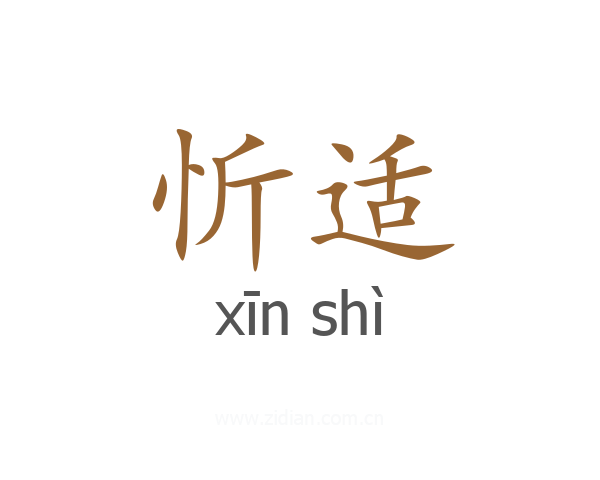 忻适
