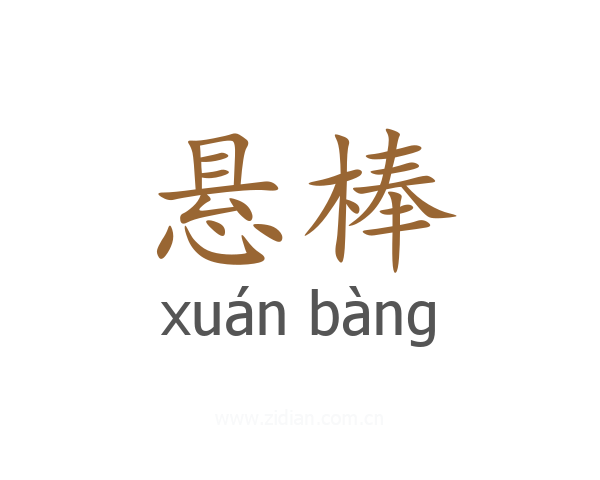 悬棒