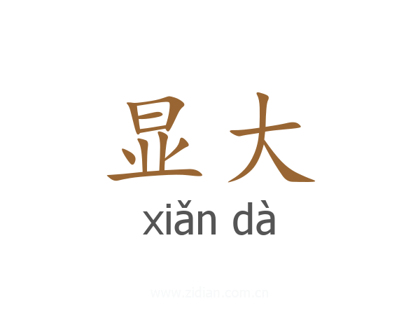 显大