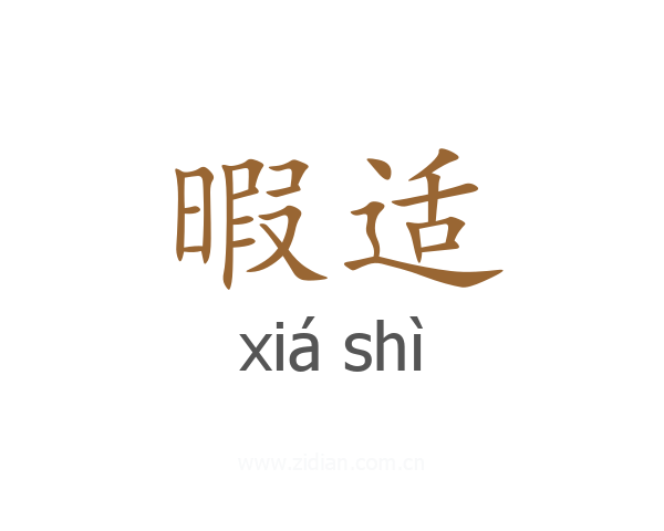 暇适