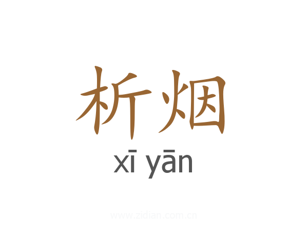 析烟