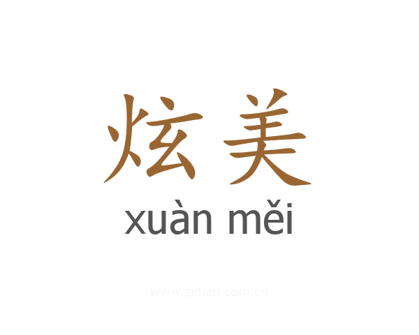 炫美
