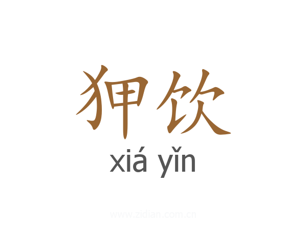 狎饮