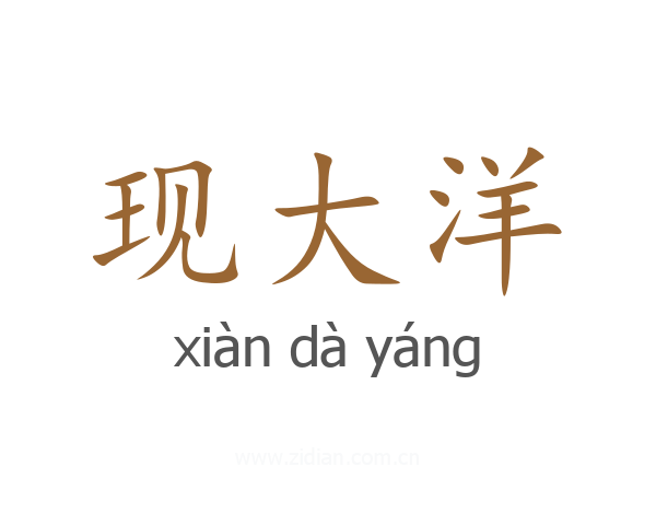 现大洋