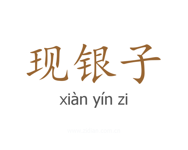 现银子