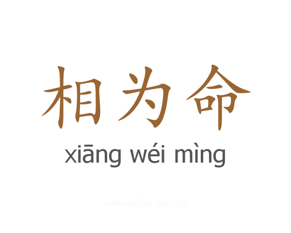 相为命