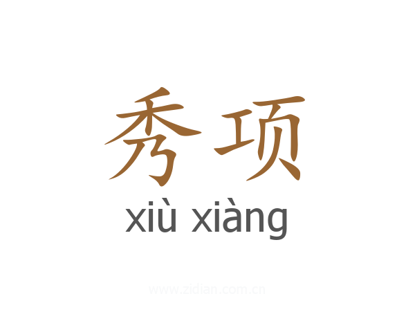秀项