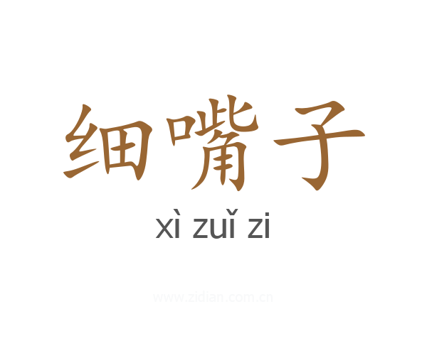 细嘴子