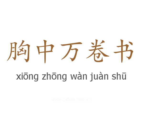 胸中万卷书