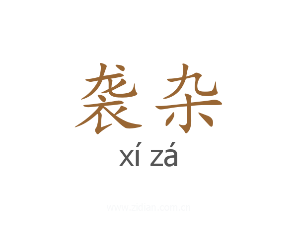 袭杂