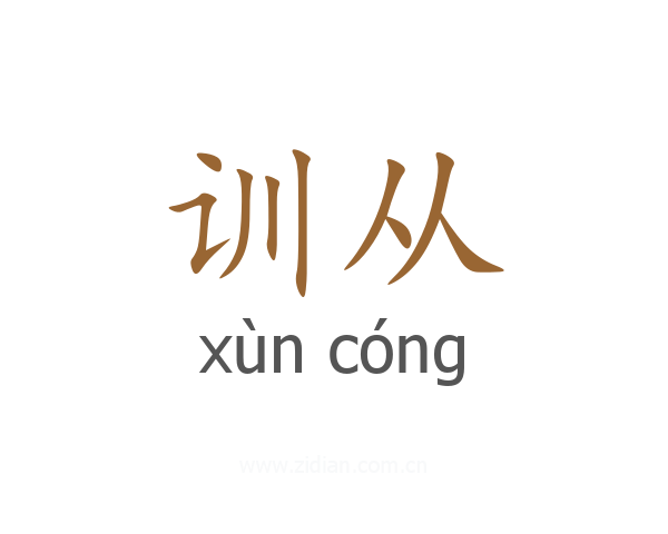 训从