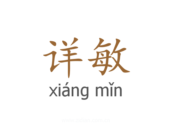 详敏