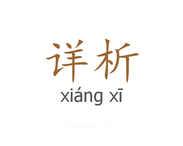 详析