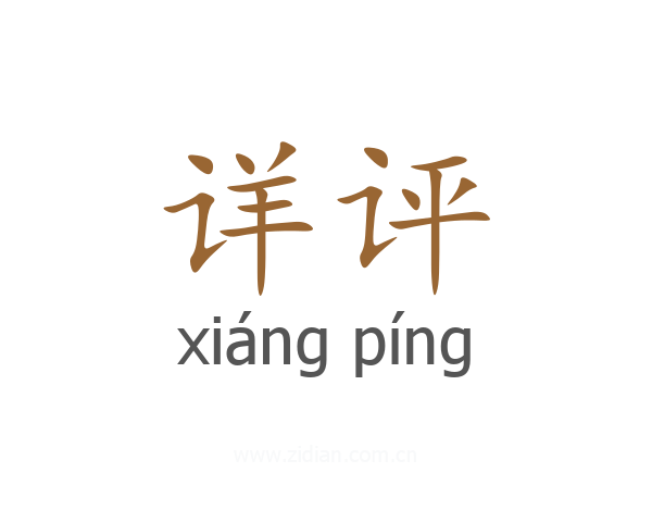 详评