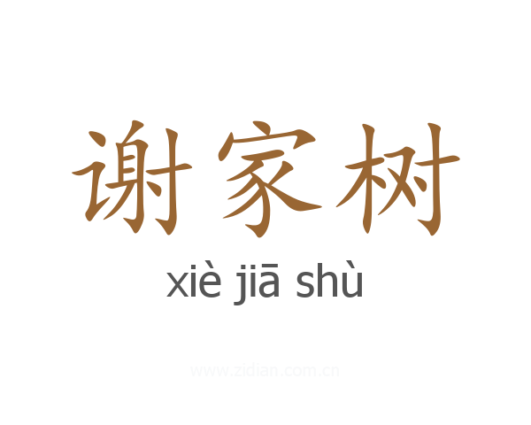 谢家树