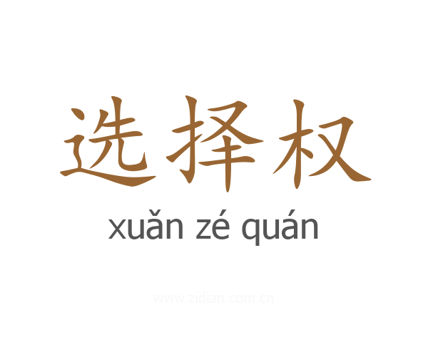 选择权