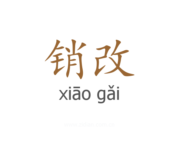 销改