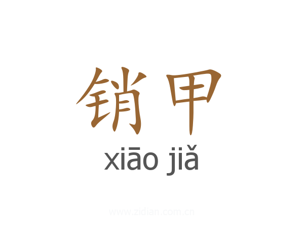 销甲