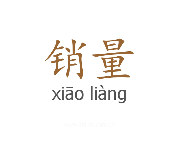 销量