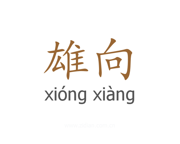 雄向