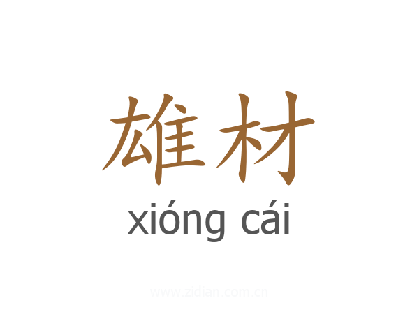 雄材