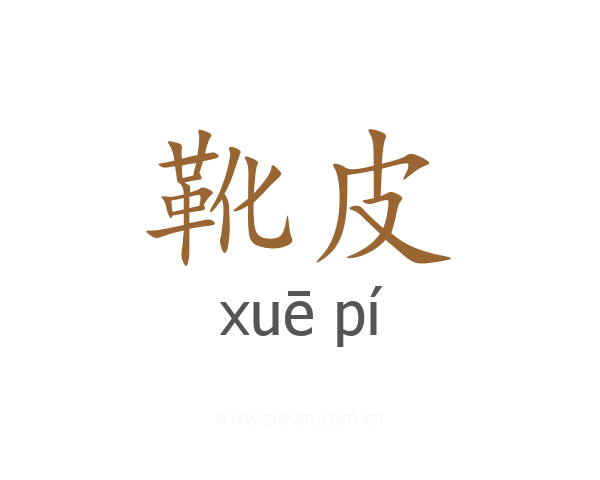 靴皮