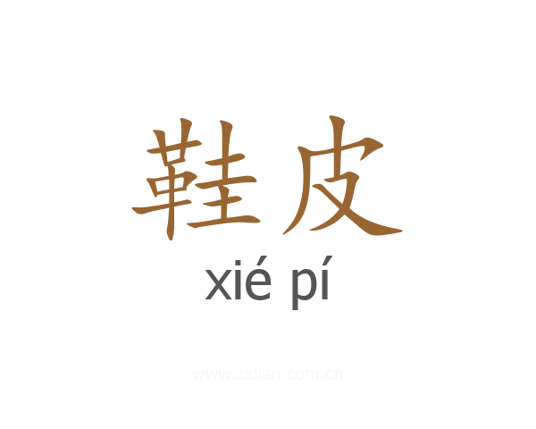 鞋皮
