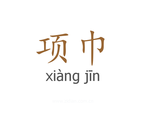 项巾