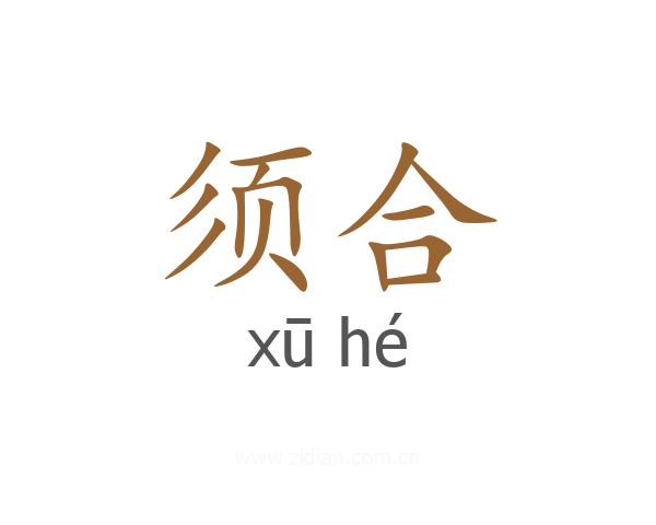 须合
