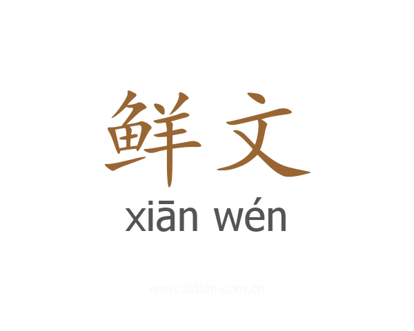 鲜文
