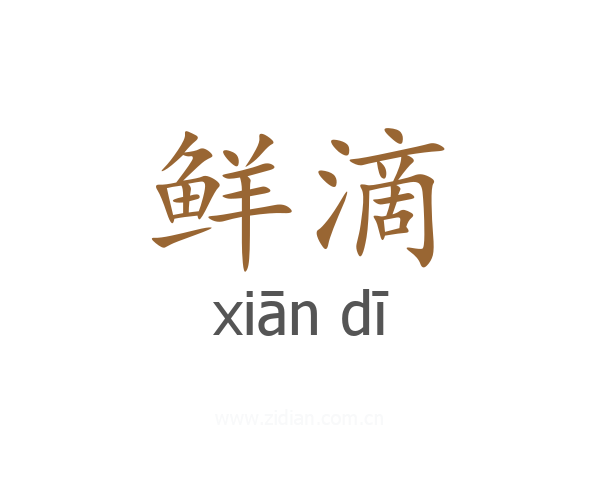 鲜滴