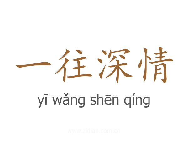 一往深情