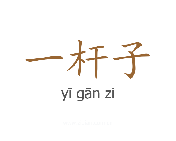 一杆子