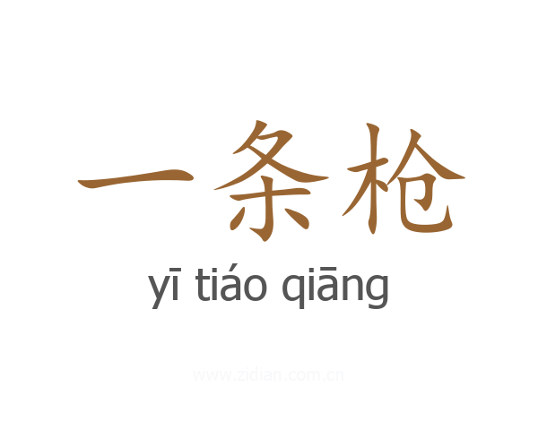 一条枪