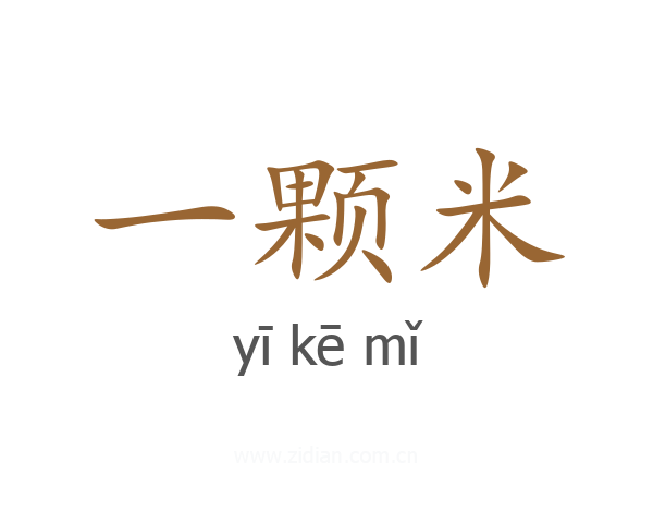 一颗米