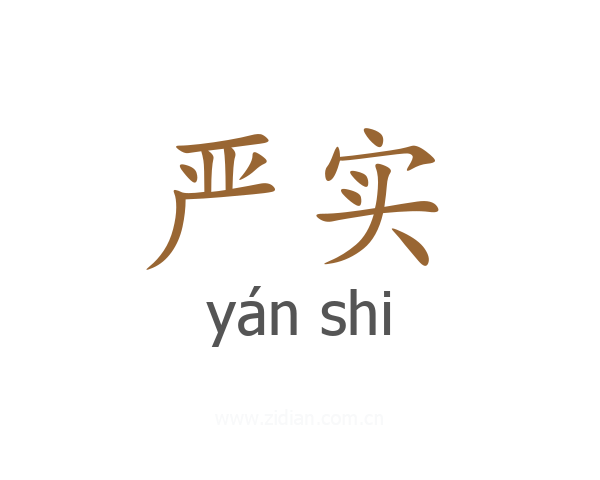 严实