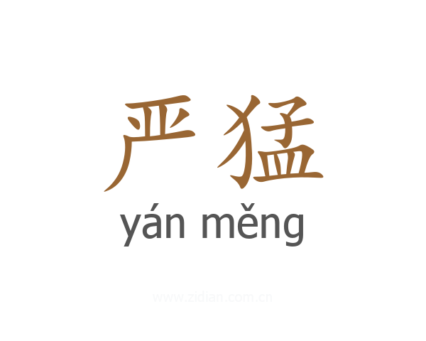 严猛