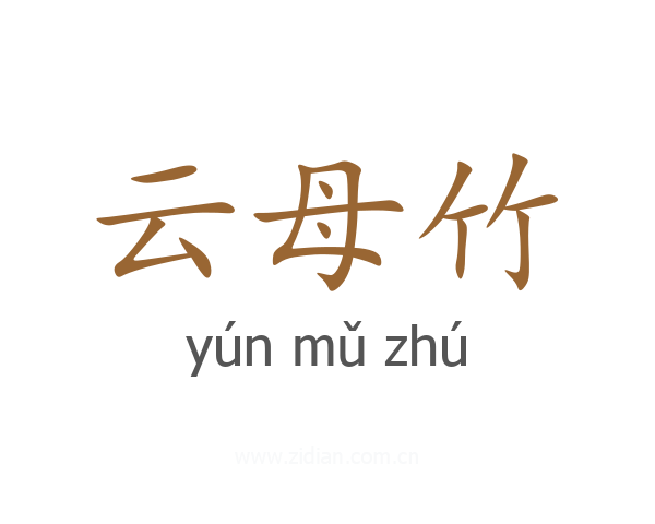 云母竹