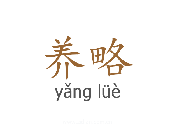 养略