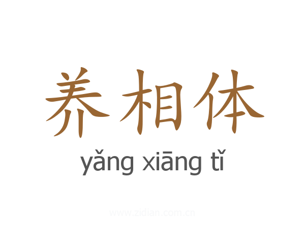 养相体